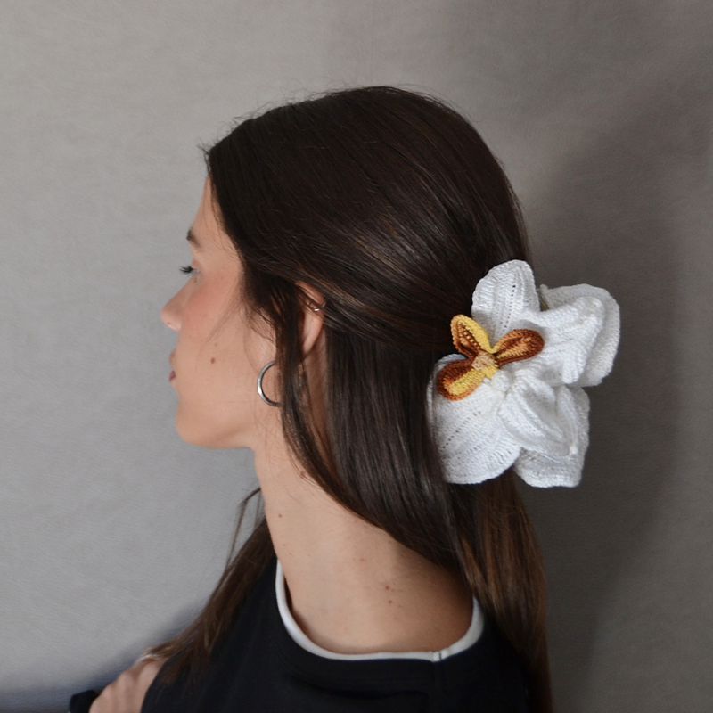 Clip Orquídea